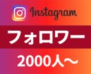 Instagramフォロワーを2000～増やします 高品質なインスタフォロワーを安価でご提供いたします イメージ1