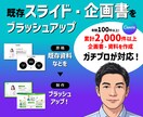 Canvaでスライド・企画書をリデザインします 資料作成歴15年のプロが、既存資料を見やすくブラッシュアップ イメージ1