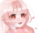 SNS用のアイコンお描きします かわいいイラスト、主に女の子を描くのが得意です！ イメージ1