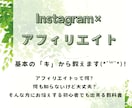 11月特別価格！インスタ×アフィリの基本を教えます 初心者の私も実践！インスタアフィリエイトの教科書(*´꒳`* イメージ1