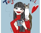 キャッチーでかわいいシンプルイラストを描きます シンプルでオシャレ　チャーミングな人物イラスト描きます イメージ5