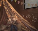 人物、背景込みのオリジナルイラスト製作します サムネイル、アイコンヘッダーなどぱっと目を引く絵が欲しい方へ イメージ7