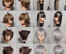 コスプレウィッグのオーダーメイド制作します クオリティの高いウィッグを提供出来るよう心がけております♪ イメージ8