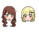プリクラ落書／デフォルメ似顔絵／得意にしています アニメ、ゲーム、ファッション好きのイラストレーターです。 イメージ8
