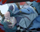 youtubeやショートMV動画のイラスト描きます 簡易アニメーションにするためのパーツ分け可能です！ イメージ5