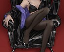 ダークで美しい“刺さる”イラスト描きます 暗いかっこよさで目を引くイラストを【歌ってみた】などに イメージ2