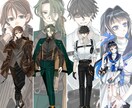 全身立ち絵作成します 【表情差分無料で3種付き】TRPG，NPCの立ち絵に使用可能 イメージ3