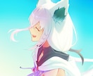 光輝く暖かい一枚絵描きます 光が美しく描かれた記念イラストなどにぴったりのイラストを製作 イメージ1