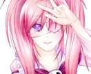 SNS用アイコンイラスト描きます キラキラと透明感ある人物イラストをカラーでお描きします イメージ4