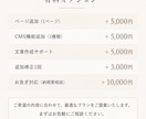 STUDIOでおしゃれなホームページを制作します 個人・小規模事業者様向けに丁寧に制作します イメージ4