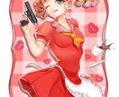 可愛いオリジナルの女の子イラストをお描きします 少しレトロで個性のあるイラストをお描きします！ イメージ6