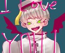 修正無制限】アイコンイラスト描きます 1回で2枚以上頼むと各1枚750円！ラフ段階で修正無制限！ イメージ2