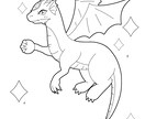 小さいお子様向けのぬりえを制作致します 可愛らしいオリジナルのぬりえを! イメージ4