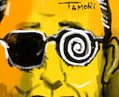 SNSの似顔絵アイコン作成！個性的に仕上げます アートに！ピーナッツ(スヌーピー )っぽくあなたを描きたい！ イメージ4