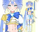 Vtuberの立ち絵を制作をします Vtuberのキャラクターデザイン(パーツ分け込み) イメージ2