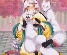 上半身のカッコ可愛いイラスト描きます ぱっと目を引くようなアイコンやサムネイルにしませんか？ イメージ10