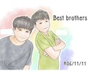 お写真を元に暖かみのある似顔絵イラストを描きます お誕生日などの記念日やウェルカムボードに◎ データ納品 イメージ1