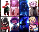 キャラクター設定をもとに【イラスト化】します キャラ•世界観•設定を絵として制作します〜オリキャラ歓迎〜 イメージ1