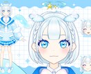 Vtuberモデル全工程制作します 唯一無二の理想のVtuberモデル✨全工程お任せください！ イメージ1
