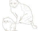 うちの子塗り絵お描きします ペットなどのお好きな動物を自分色で彩ってみませんか イメージ7
