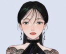 可愛らしい女の子アイコンを厚塗り風で制作いたします 少しリアルでかわいい女の子を描くのが得意です イメージ6