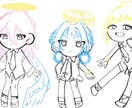 デフォルメキャラ描きます あなたのオリキャラちゃんデフォルメ化しませんか！ イメージ5