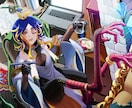 キャライメージに合ったイラスト全般描きます ちょっぴり重厚感のあるアニメ風イラストが得意です！ イメージ1