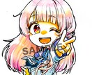 アイコン等に最適なSDキャラを描きます 丁寧なヒアリングを元に、アナログで制作します！ イメージ1