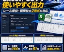 競艇の過去データを収集しExcel出力します 出走表・展示・結果・払戻までまとめてデータ化 イメージ4