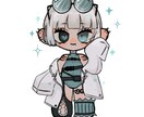 商用利用可！ポップなSDイラスト描きます アイコンや返礼品・グッズ等に使えるミニキャラを作成致します。 イメージ5