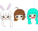 ふわふわかわいいイラスト描きます 柔らかい雰囲気の女の子やかあいい衣装描くのが好き イメージ4