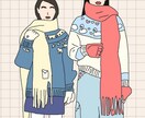 送っていただいた写真をもとに似顔絵をお描きします 友達へのプレゼントやアイコンに、世界に一つの似顔絵を イメージ1