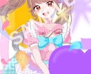 アイコン用、カード類用の人物イラストを描きます 等身キャラクター、ミニキャラクターお任せ下さい。 イメージ1