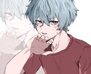 最短3日！アイコンや一枚絵を描きます TRPGの立ち絵等も描きます。男性が得意です。 イメージ4