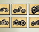 世界に１つだけ！あなたの愛車をデザイン製作します ご自分のバイクをインテリアに！お友達の愛車をお祝いに！ イメージ3