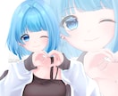 専業絵師が！歌ってみたサムネや1枚絵をお描きします 実績多数！丁寧安心安全！心を込めて描きます！ イメージ1