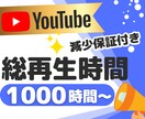 YouTube【総再生時間増加】宣伝します 3分～短い動画OK！1000～4000時間！収益化のお手伝い イメージ1