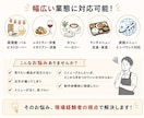 飲食店メニューを現役責任者が売れる形に改善します 注文率アップ・見やすさ改善を現場経験者が診断 イメージ4