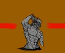 かっこいいおしゃれダークな感じのイラストを描きます アンニュイな雰囲気のオシャレなアイコン等が欲しい方におすすめ イメージ6