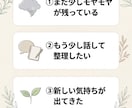 もう少し話してモヤモヤを整理します 前回のお話の続きを、5往復で整理します イメージ2