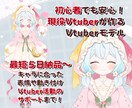 現役Vtuberがあなたのモデルを作ります 繊細な揺れと表情で世界観を表現します イメージ1