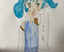 水彩で人物画・アイコン・インテリアなんでも描きます カジュアルでポップなマンガイラストです。 イメージ9