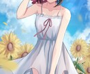 一枚絵からSNS用の絵まで描き色々描きます SNSアイコンやヘッダー、一枚絵などを希望通りに描きます イメージ2