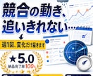 競合サイトの監視を代行し週次で届けます 指定したURLを週1回巡回し、変化点だけPDFで届けます イメージ1