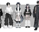 全身キャラクターデザインいたします TRPGや配信の立ち絵に！！！ イメージ3