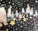 優しい雰囲気の似顔絵を制作します やさしいタッチの手描き水彩似顔絵 イメージ3