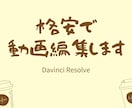 超格安で動画編集やります Davinci Resolveを使って動画編集します。 イメージ1