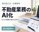 不動産会社の面倒な業務をAIで効率化します マイソク・物件紹介文・反響対応を実務に合わせて効率化 イメージ1