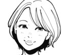 おしゃれな似顔絵『風』イラスト描きます SNSアイコン・グッズ等の用途へオリジナル似顔絵風イラスト イメージ4