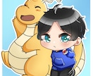 デフォルメキャラSNSアイコンます あなたの笑顔のために【最短即日納品】 イメージ1